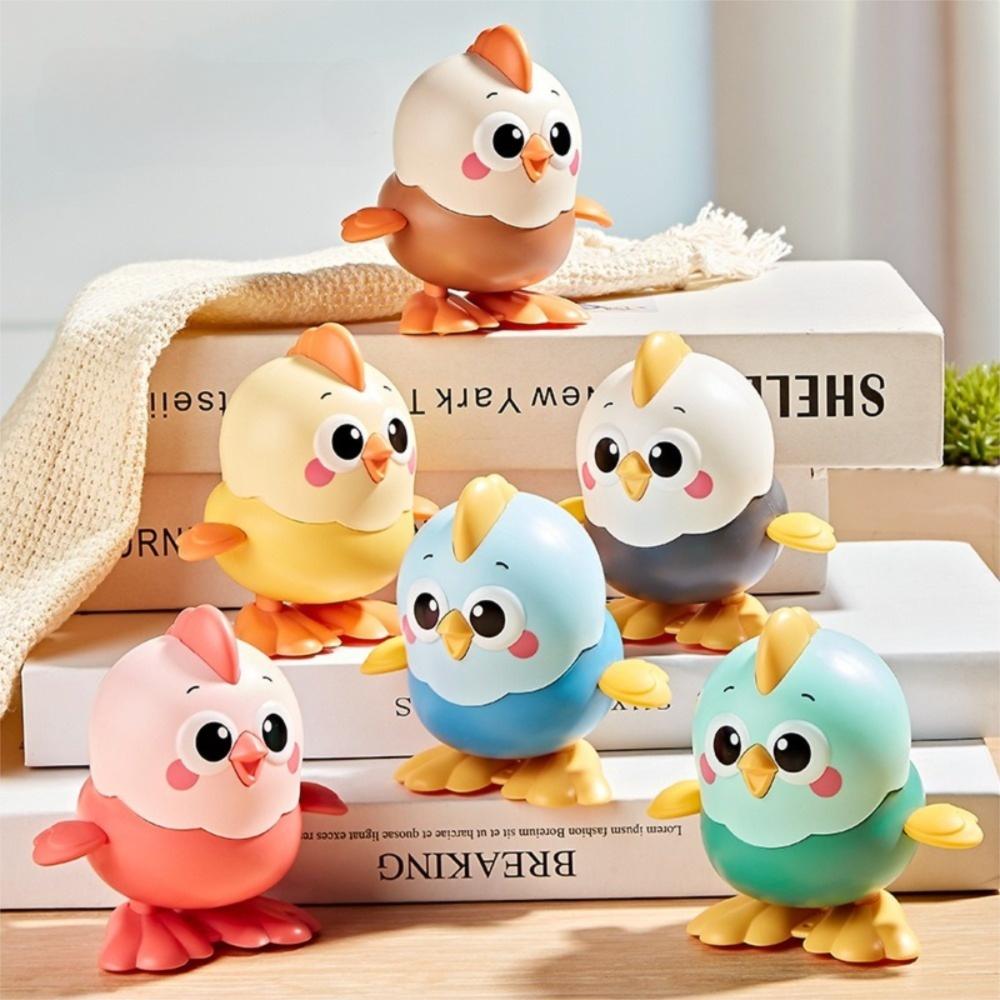 Funny Chick Coil Toy Colorful Small Animal That Can Move Children's Gift
