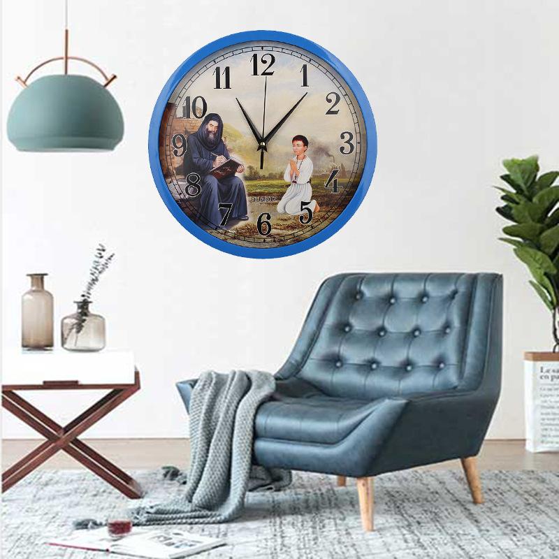 

Саудовская Аравия Настенные часы Современное украшение для гостиной Спальня Дом Настенные Бесшумные часы Часы Pink Wall Clock