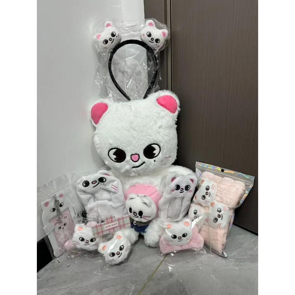 50cm Kpop Skzoo Plush Toy Wolfchan Kawaii Cartoon Stuffed Animal Plushie Doll Large Size Kids Babies Sleeping Pillow Gift 2025