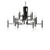 Nordic Postmodern LED Art Villa Chandelier Living Room Lobby Restaurant Gold Chandelier Creative Personality Indoor Lighting