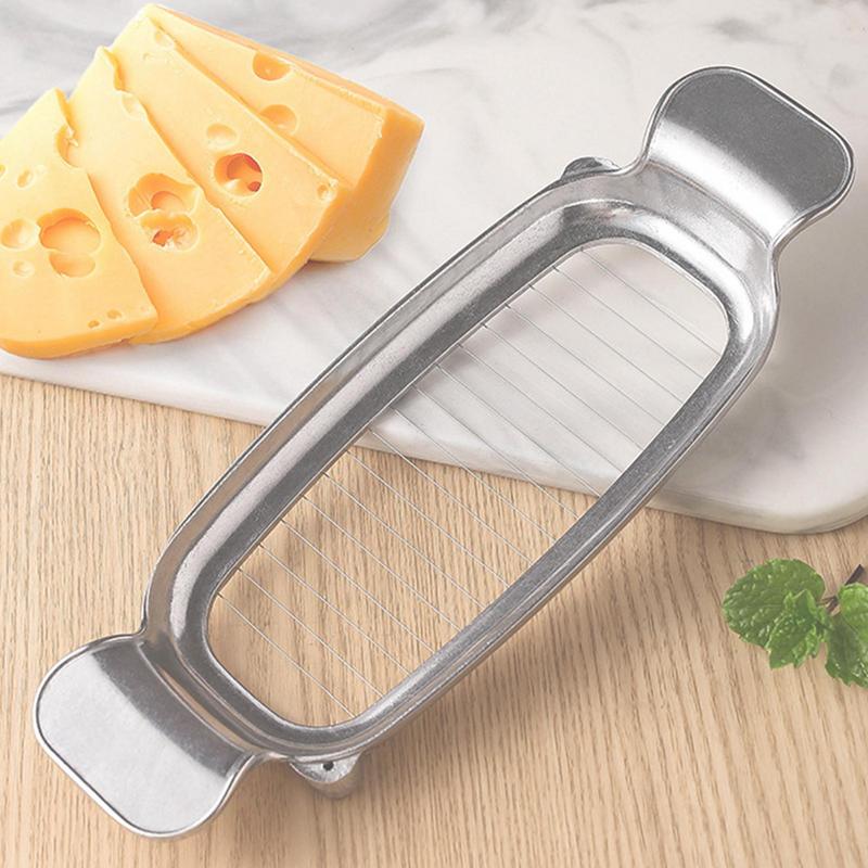 Butter Cutter Slicer Cheese Cuber Egg Slicer Soft Cheese Block Cutting Tool Heavy Duty Chopper For Cutting Cheese Butter Eggs