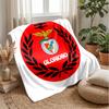 Benfica Theme Blanket Soft Flannel Fleece Blanket Warm Lightweight Throw Blanket for Home Sofa Bed