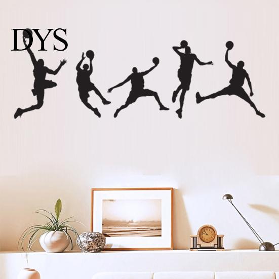 Play Basketball Man Wall Decal Bedroom DIY Removable PVC Sticker Mural Decor