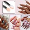 50/100pcs Nail Powder Brushes Sponge Double-head Mini Sponge Sticks Nails Art Mirror Chrome Pigment Applicator Makeup Tools
