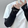 Solid Color Sunscreen Sleeve Anti-UV Sun Protection Cover Elastic Ice Silk Sleeves  Outdoor