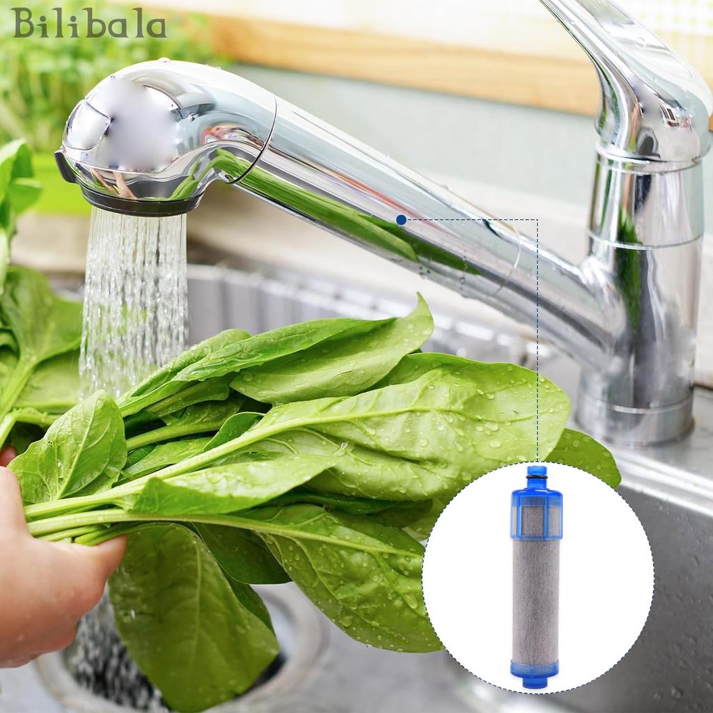 Replacement Water Purifier Cartridge Chlorine Removal Cartridge Faucet 3 Pieces Compatible Set of 3 JF-21-T All-in-one JF-21