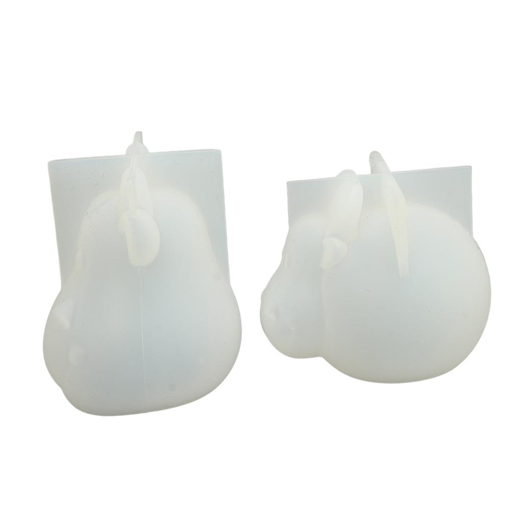 Kuh Silikonform 3D Tier Rind Epoxid Silikon DIY Dreidimensional DIY Tropfkleberform für DIY