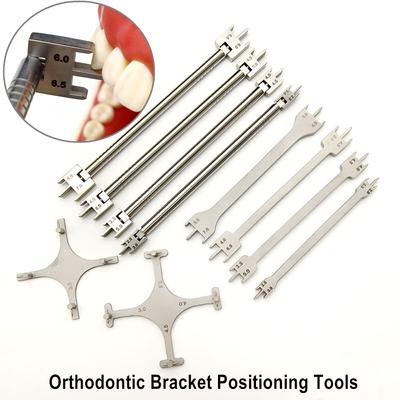 1 st. Dental Ortodontisk Fäste Positioneringshöjd Wick Mätare Hög precision Fäste Positionerare Dental Ortodontiskt Verktyg Instrument
