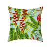 Peach Skin Printed Pillowcase Small Fresh Nordic Green Plant Sofa Cushion Cushion Cover Home Supplies