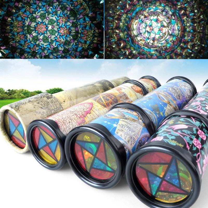 3 Kinds Large Scalable Rotating Kaleidoscopes Extended Rotation Adjustable Fancy Colored World Baby Toy Children Autism Kid Toy