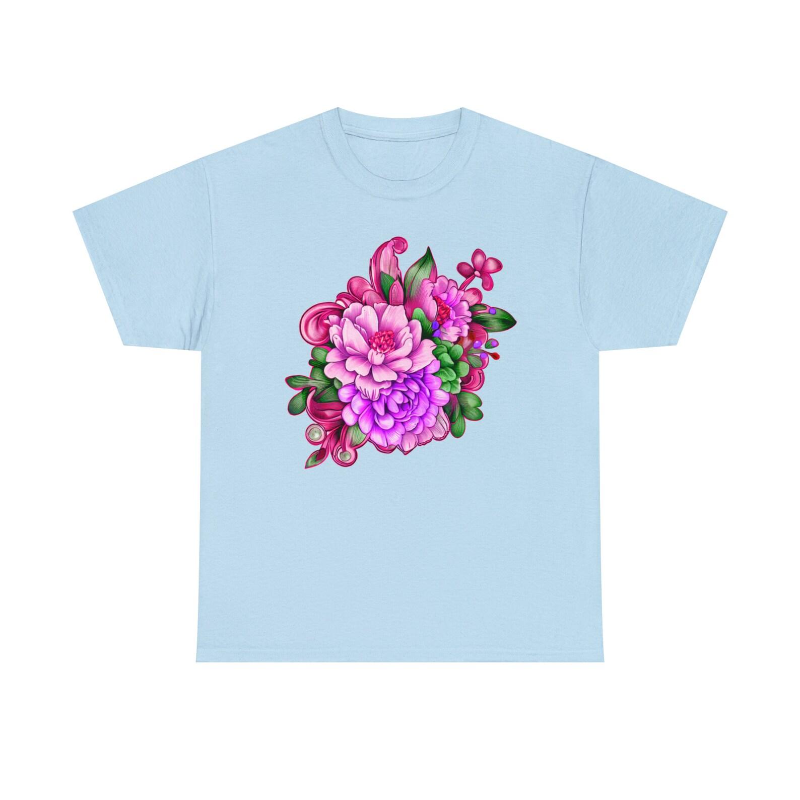 Pink floral Tee 160