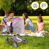 Malplay 2-in-1 Doll Pram Gondola Pushchair Princess Stroller
