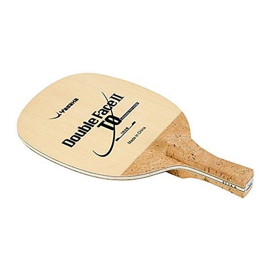 Used New Yasaka Table Tennis Racket Pen Rounded Corners Reversible Double Face 2 TO W93