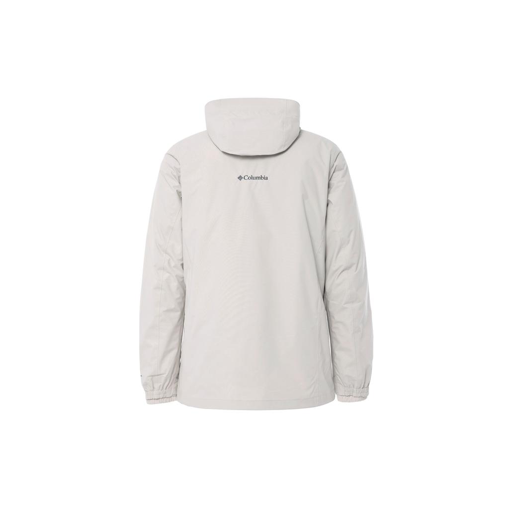 Columbia Hiking Simple Brand Logo Letter Inner Layer Three-In-One Casual Hooded Waterproof Windproof Warm Jacket Unisex Jacket Off-White XE5418-278