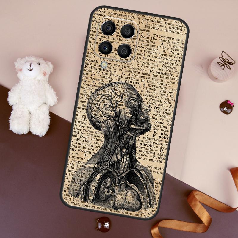 Medical Human Organs Brain Case For Samsung Galaxy M11 M31 M21 M53 M13 M32 M52 M15 M35 M55 M14 M34 M54 M06 M16 M36 M56