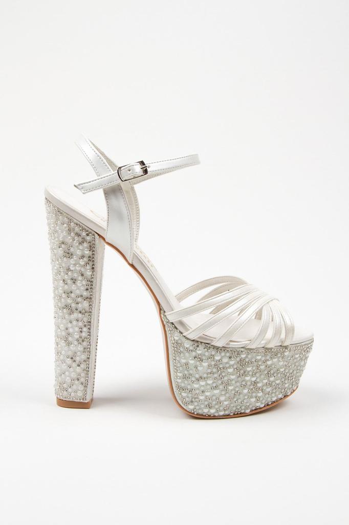 Damenmode-Stil High Heels Haut Kreuz Party Hochzeit Abendkleid Schuhe