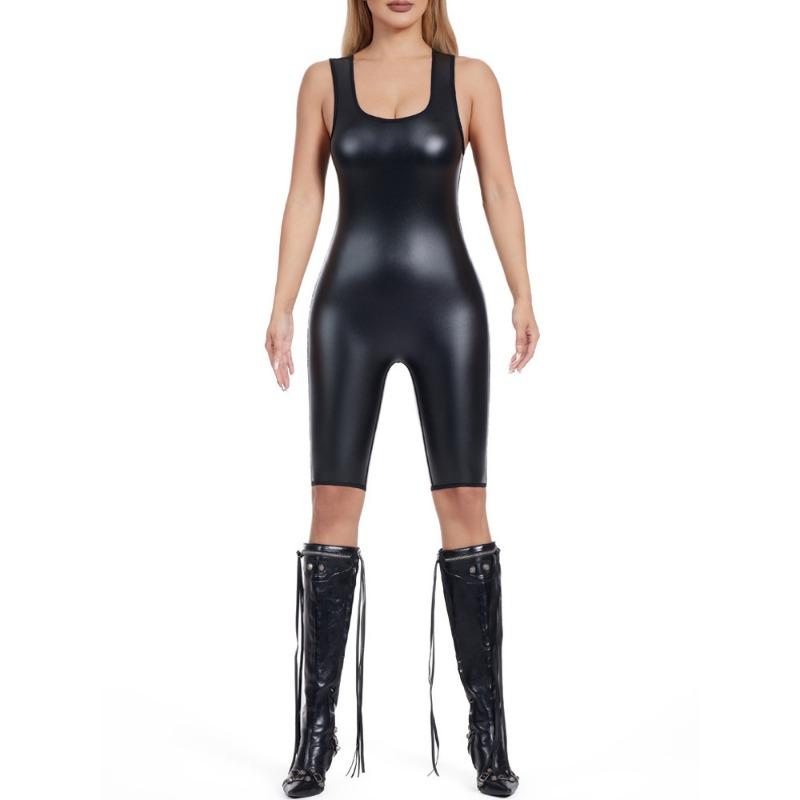 Body Moldeador Sexy Ajustado de Alta Elasticidad sin Mangas para Mujer