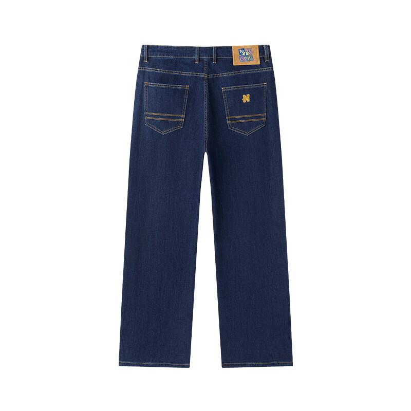 NVG·YOUNG Men's Sodalite Blue Wide-Leg Jeans