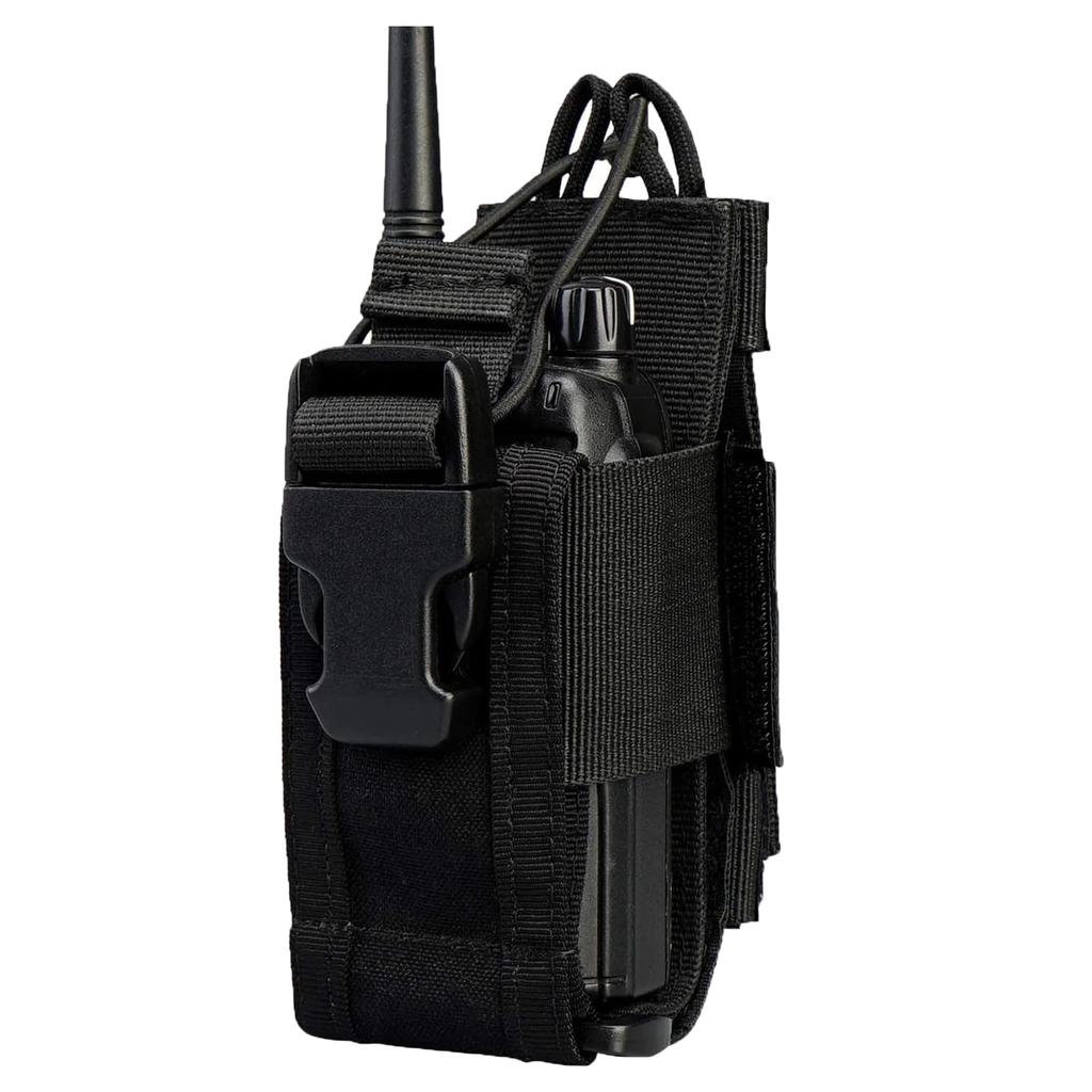 Multifunctional Radio Pouch, Portable, Lightweight Walkie-Talkie Storage Case, Holder for Handheld Radios