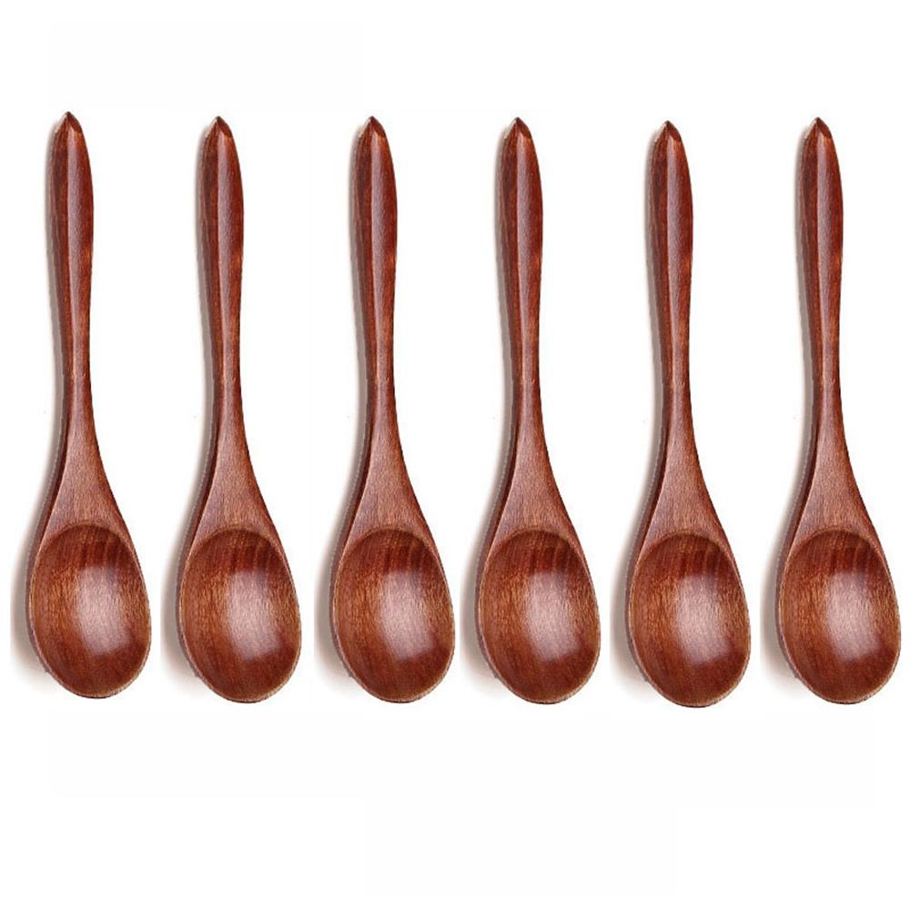 Tableware Cooking Utensils Dessert Kitchen Tools Wooden Spoon Soup Spoons Tea Spoon Coffee Spoon