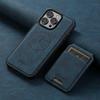 iPhone 17 Pro MagSafe Leather Case with Wireless Charging & Magnetic Card Holder Stand
