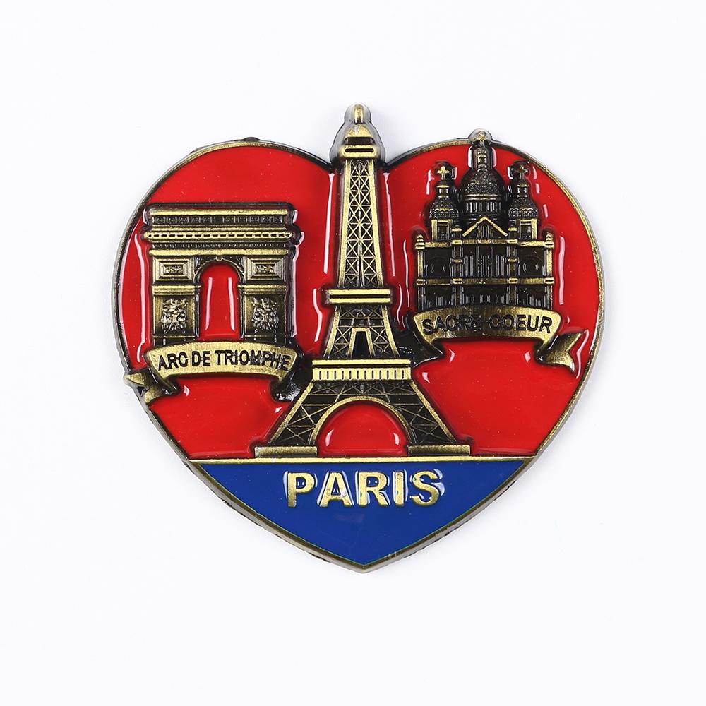 Metal Fridge Magnet Eiffel Tower Paris France Travel Souvenirs Gift Refrigerator Magnets Sticker Home Decor