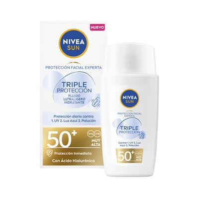 Ultrafluid Triple Protection Facial Sunscreen SPF 50+ 40 Ml - 