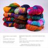 Segment Dyed Wool Yarn Mixed Color Knitting Yarn Thick Knitting Crochet Thread  Sweater