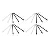 4 Conjuntos Pontas de Reposição para Caneta Stylus Touch para Samsung Galaxy S22 Ultra 5G Conjunto de Ferramentas de Pontas de Reposição Preto e Cinza