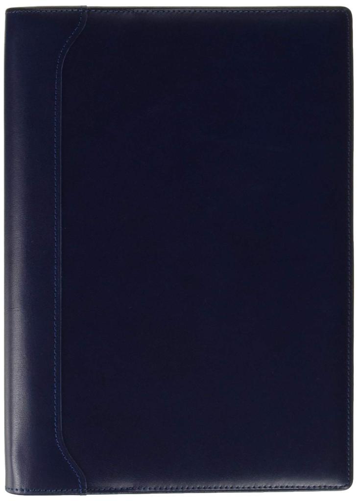 Raymay Fujii Da Vinci Grande Olive Leather System Planner A5 Slim Navy JDA3026K
