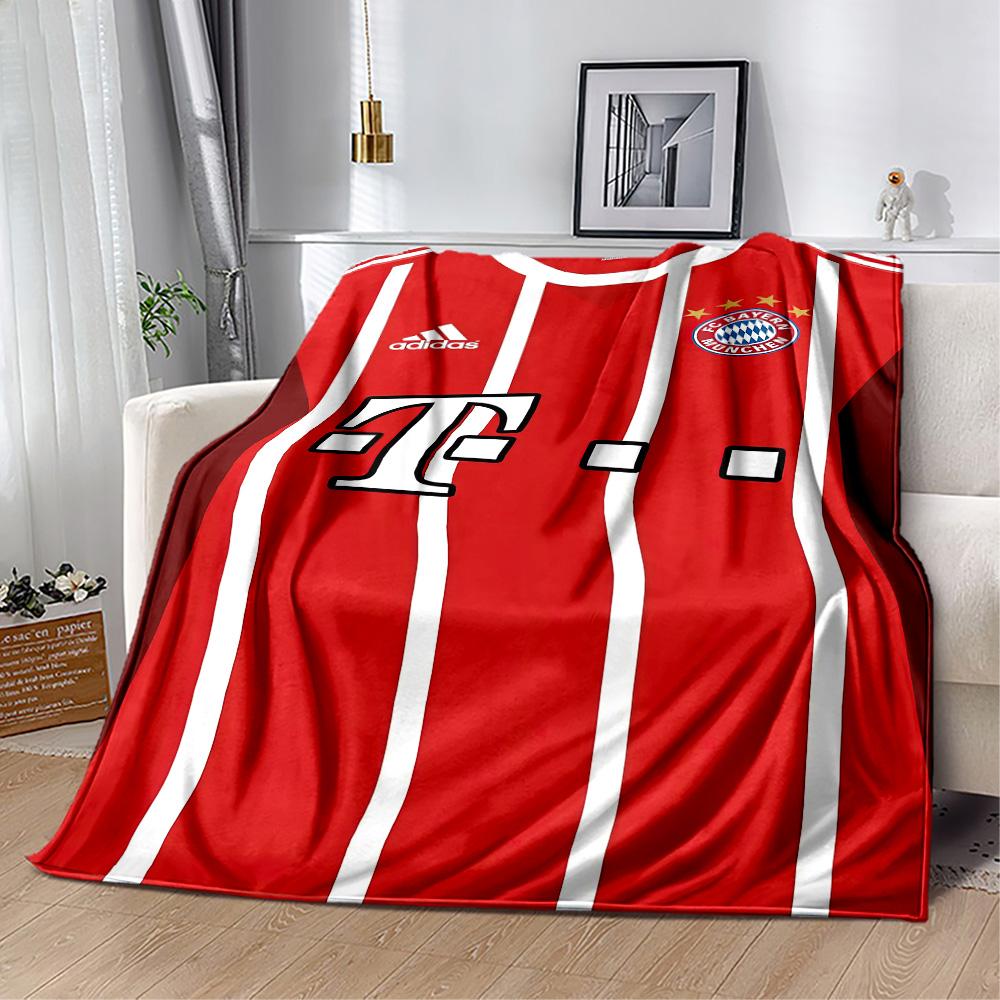 Bayern Munich Blanket Ultra-Soft Suitable for Bed Livingroom Bedding for All Seasons Stylish Decor Gift for Travel Home Birthdays
