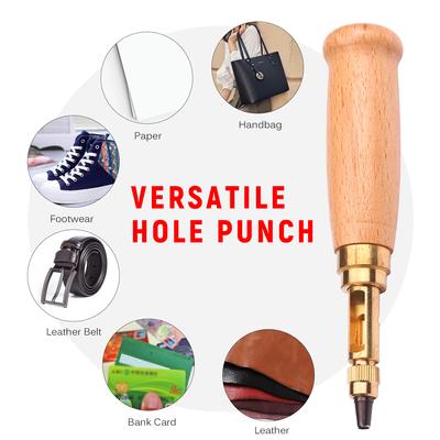 Locher-Set für Gürtel, Uhrenarmbänder, Riemen, Hundehalsbänder, Sättel, Schuhe, Stoff, Heimwerken oder Basteln