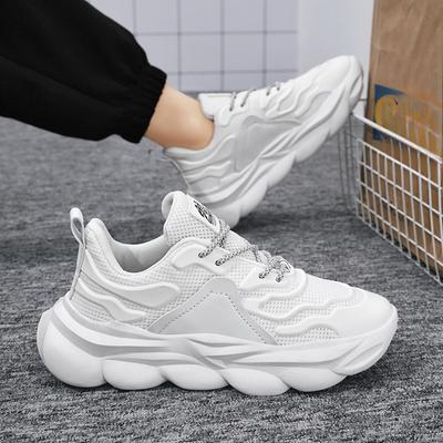 Nowe oddychające, modne i uniwersalne, męskie, grube, siateczkowe buty sportowe, buty codzienne