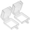 2Pcs Rocker Switch Protective Cover Transparent Waterproof Adhesive Backing for Boat Car Kitchen Bathroom Switch Button Guard