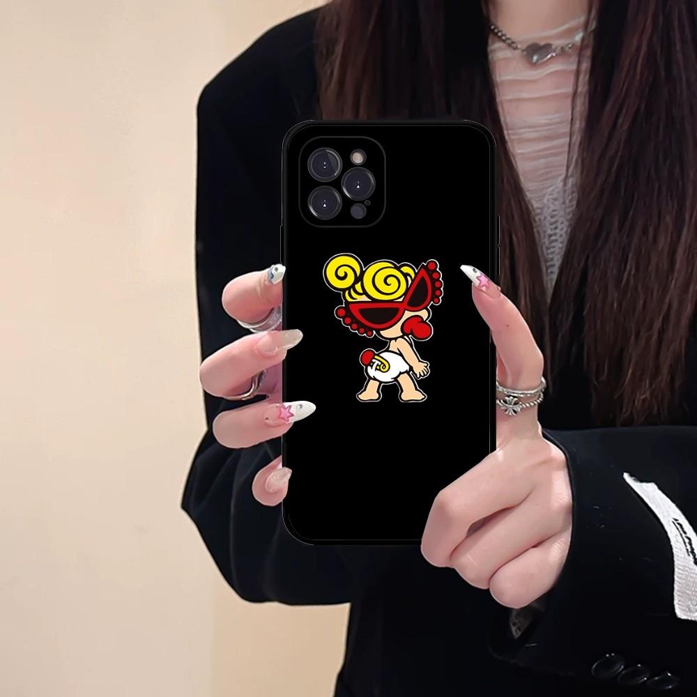 Japan Fashion Hysteric Mini Silicone Phone Case Silicone Soft For Iphone 15 14 13 12 11 Pro Mini XS MAX 8 7 6 Plus X XS XR Cover