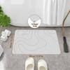 Super Absorbent Bathroom Anti-slip Mat 40x60cm Kitchen Floor Mat New Entrance Carpet