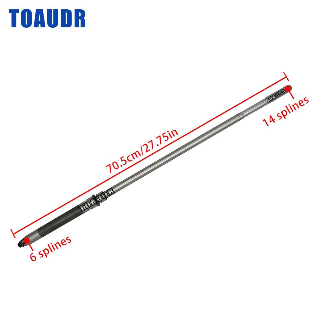 

66T-45501-01 Short Drive Shaft for Yamaha for Parsun for Powertec 40HP 40X Outboard Motors,HDX Series серебряный