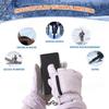 Women's winter ski gloves with a fleece lining for warmth, windproof and waterproof, slip-resistant and durable