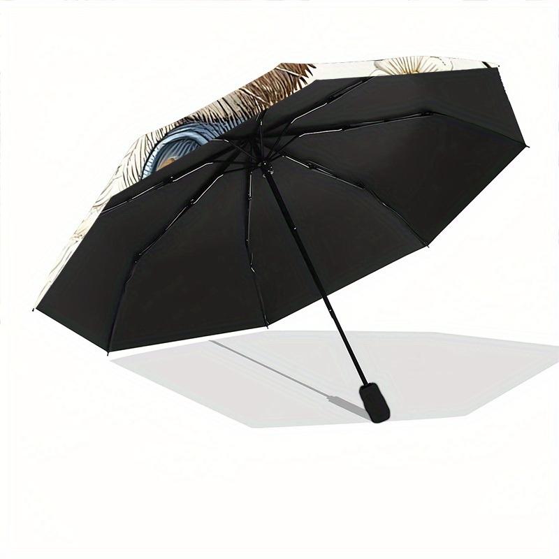 Rabbit Peter Automatic Open/Close Umbrella   Compact Travel Umbrella, 8 Rib Heavy Duty Construction, Ideal Gift, 156