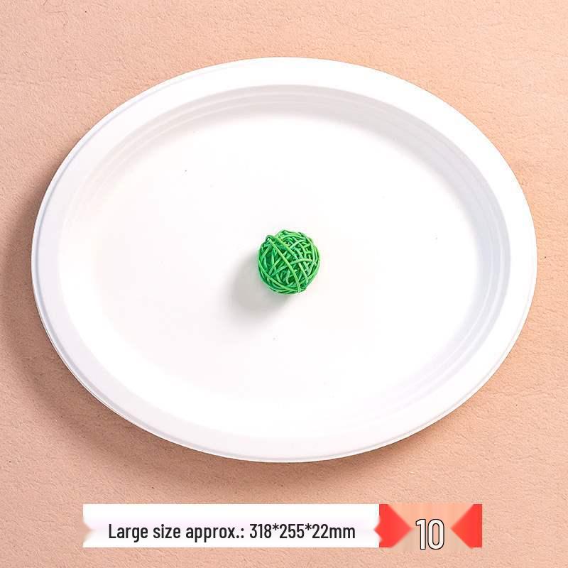 Children's Disposable White Paper Plates for Painting, Drawing, and Crafts - DIY Craft Materials for Cake and Kindergarten Activities.