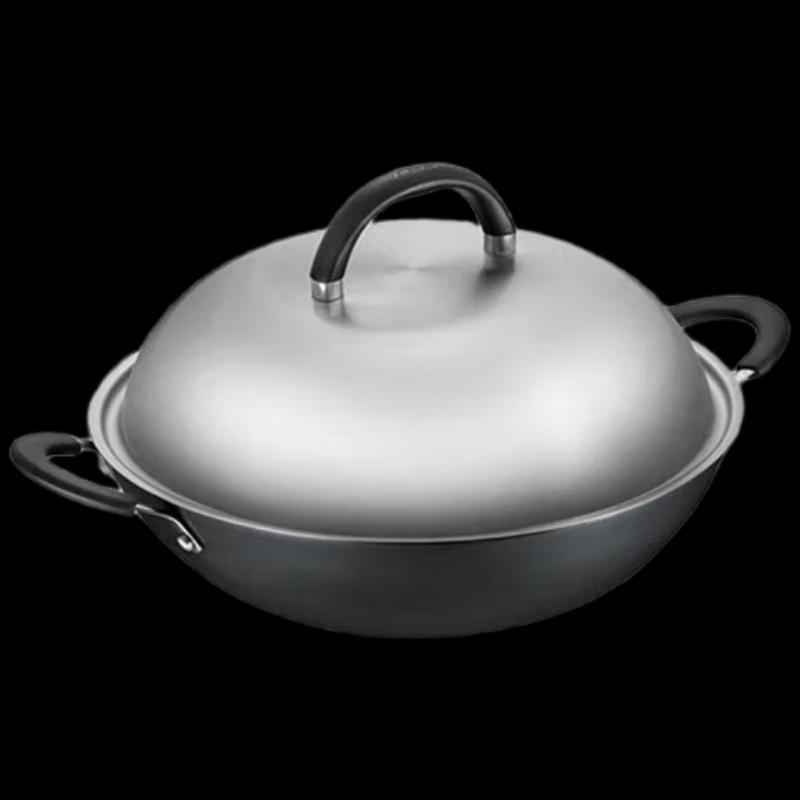 ASD 40cm Uncoated Cast Iron Wok