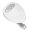 Toilet Light Automatic Color Change Smart Sensor Dual LED Ceramic Texture Toilet Bowl Light