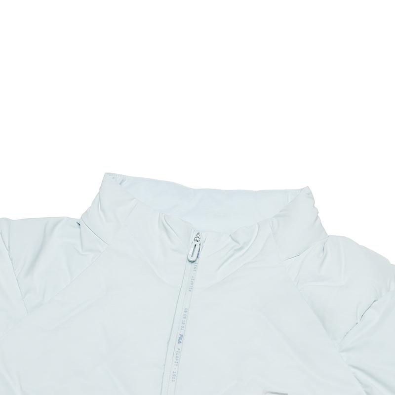 Fila Solid Color Simple Windproof Fashion Down Jacket Women Outerwear Newborn-Blue A11W441911FLB