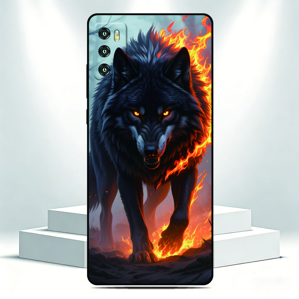 Μαλακή θήκη τηλεφώνου με σχέδιο Λύκου Για Doogee Note 56X 56 58 N55 N60 59 Pro Plus DIY Προσωποποιημένο Εξατομικευμένο Εικόνα Φωτογραφία Πίσω Κάλυμμα