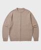 TY Ty Two-Way Round Knit Zip-Up_Beige