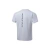 Li Ning Cool Tea T Casual Sports Letter Quick-Drying Comfortable Breathable Short Sleeve T-Shirt Men tops Coin-Gray Flower-Gray ATSU725-3