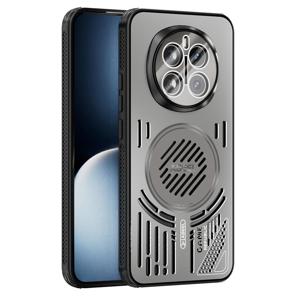ABEEL For Honor Magic7 5G Magnetic Case Aluminium Alloy + PC + TPU Hollow Heat Dissipation Phone Cover B