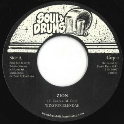 7-Zoll-Schallplatte WINSTON BLENDAH - Zion / Ambassah Dub BBHF007 Soul & Drums EU 2022 Europa Reggae, Ska & Dub