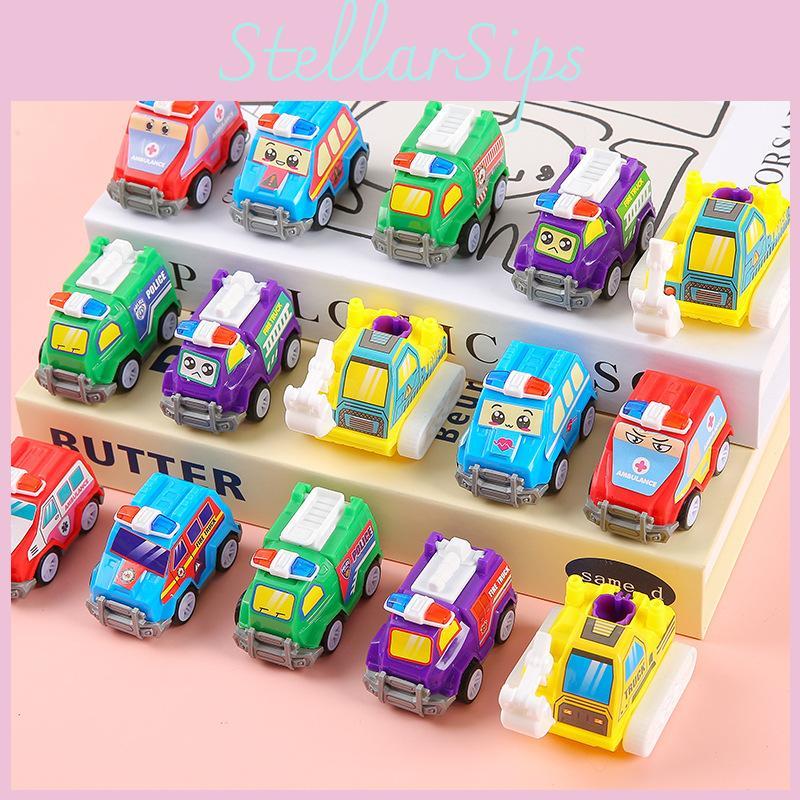 Simulation Mini Inertia Cartoon Fire Engine Children Toys For Babies And Toddlers