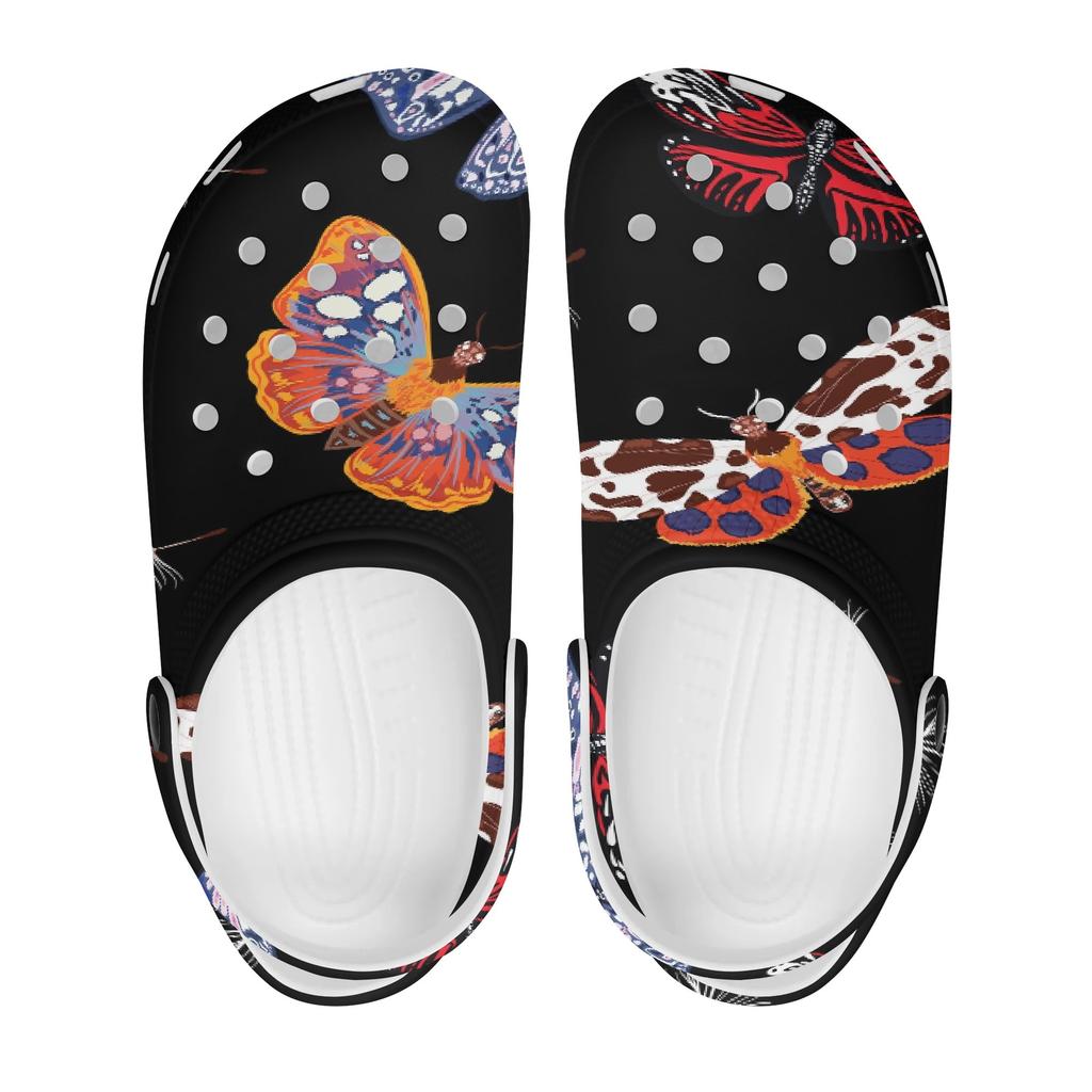 Fashion Printed EVA Slip On Clogs for Women Men Lightweight Soft Casual Shoes Soft Sole Summer Sandals Indoor Outdoor Wear